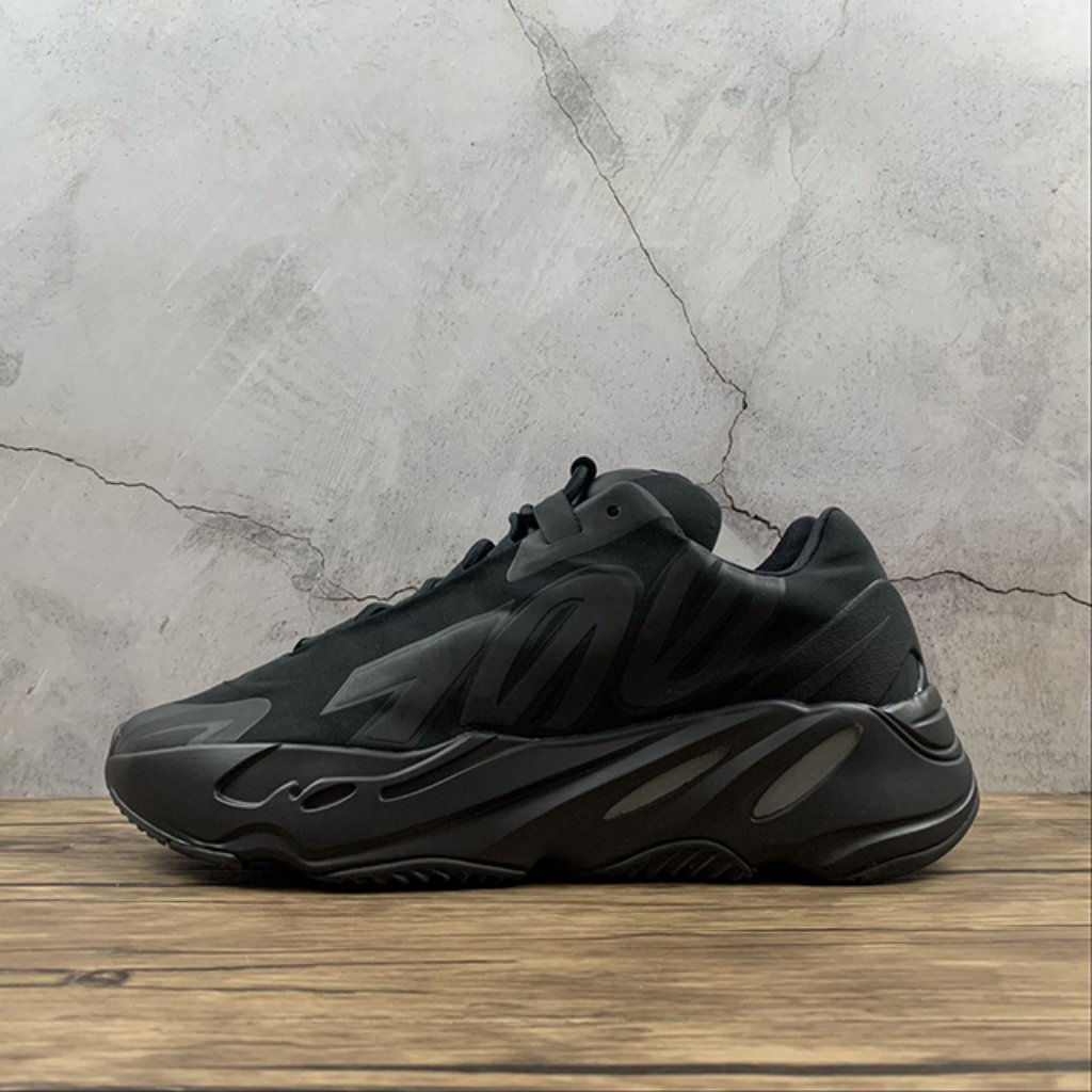 Adidas Yeezy Boost 700 Black White Unisex Sneakers